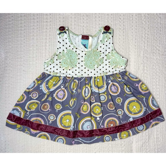Matilda Jane Other - Matilda Jane‎ Lawrence Francis Sara Top Tunic Character Counts Tunic Clocks Sz 2